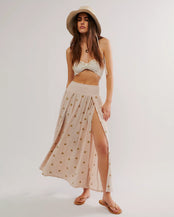 Real Love Maxi Skirt in Crystal Grey