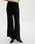 Star Sign Velvet Trousers in Black