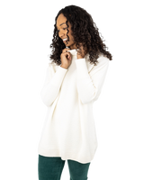 The Free People Womens Ottoman Slouchy Tunic in Ecru