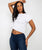 The Free People Womens The Perfect T-Shirt in White