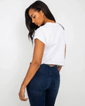 The Free People Womens The Perfect T-Shirt in White