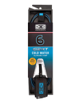 The Ocean & Earth 6'0" One-Xt Cold Water Comp Leash in Black & Blue