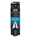 The Ocean & Earth 6'0" One-Xt Cold Water Premium Leash in Black & Blue