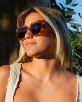 The I-Sea Olivia Polarised Sunglasses in Mocha Tortoise & Brown