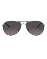 The Oakley Feedback Sunglasses in Polished Chrome