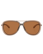 The Oakley Split Time Prizm Polarised Sunglasses in Matte Sepia & Prizm Bronze