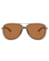 The Oakley Split Time Prizm Polarised Sunglasses in Matte Sepia & Prizm Bronze