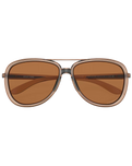 The Oakley Split Time Prizm Polarised Sunglasses in Matte Sepia & Prizm Bronze