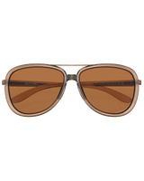 The Oakley Split Time Prizm Polarised Sunglasses in Matte Sepia & Prizm Bronze