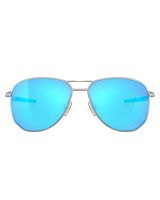 The Oakley Contrail Prizm Sunglasses in Sapphire & Satin Chrome