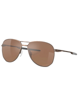 The Oakley Contrail Prizm Polarised Sunglasses in Tungsten & Satin Toast