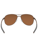 The Oakley Contrail Prizm Polarised Sunglasses in Tungsten & Satin Toast