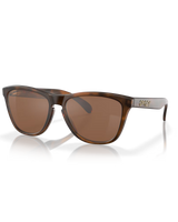 The Oakley Frogskins Prizm Sunglasses  in Matte Tortoise & Prizm Tungsten