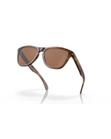 The Oakley Frogskins Prizm Sunglasses  in Matte Tortoise & Prizm Tungsten