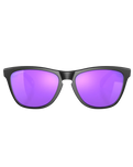 The Oakley Frogskin Prizm Sunglasses in Matte Black & Prizm Violet