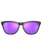 The Oakley Frogskin Prizm Sunglasses in Matte Black & Prizm Violet