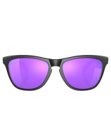 The Oakley Frogskin Prizm Sunglasses in Matte Black & Prizm Violet