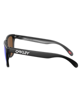 The Oakley Frogskin Prizm Sunglasses in Matte Black & Prizm Violet