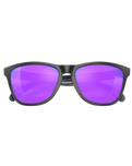 The Oakley Frogskin Prizm Sunglasses in Matte Black & Prizm Violet