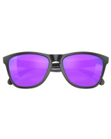 The Oakley Frogskin Prizm Sunglasses in Matte Black & Prizm Violet