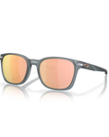 The Oakley Ojector Prizm Polarised Sunglasses in Matte Crystal Black & Prizm Rose Gold