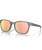 The Oakley Ojector Prizm Polarised Sunglasses in Matte Crystal Black & Prizm Rose Gold