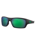 The Oakley Turbine Prizm Polarised Sunglasses in Matte Black & Prizm Jade