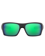 The Oakley Turbine Prizm Polarised Sunglasses in Matte Black & Prizm Jade