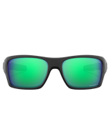 The Oakley Turbine Prizm Polarised Sunglasses in Matte Black & Prizm Jade