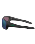 The Oakley Turbine Prizm Polarised Sunglasses in Matte Black & Prizm Jade