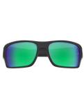 The Oakley Turbine Prizm Polarised Sunglasses in Matte Black & Prizm Jade