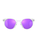 The Oakley HSTN Metal Prizm Sunglasses in Matte Clear & Prizm Violet