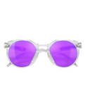 The Oakley HSTN Metal Prizm Sunglasses in Matte Clear & Prizm Violet