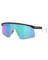 The Oakley BXTR Prizm Sunglasses in Matte Black & Prizm Sapphie