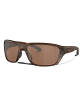 The Oakley Split Shot Prizm Polarised Sunglasses in Matte Brown Tortoise & Prizm Tungsten