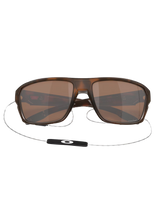 The Oakley Split Shot Prizm Polarised Sunglasses in Matte Brown Tortoise & Prizm Tungsten