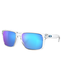 The Oakley Holbrook XL Prizm Polarised Sunglasses in Polished Clear & Prizm Sapphire