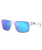 The Oakley Holbrook XL Prizm Polarised Sunglasses in Polished Clear & Prizm Sapphire