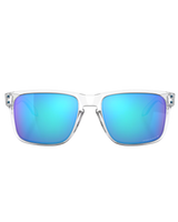 The Oakley Holbrook XL Prizm Polarised Sunglasses in Polished Clear & Prizm Sapphire