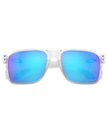 The Oakley Holbrook XL Prizm Polarised Sunglasses in Polished Clear & Prizm Sapphire