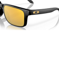 The Oakley Holbrook XL Prizm Polarised Sunglasses in Matte Black & Prizm 24K