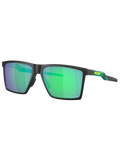 The Oakley Futurity Sun Prizm Sunglasses  in Satin Black & Prizm Jade