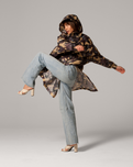 The Rain Kiss Womens Rain Poncho in Camo