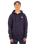 The Parlez Mens Roseau Hoodie in Navy