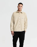 Ayr Cord Shirt in Ecru