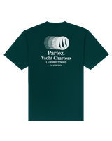 The Parlez Mens Charter T-Shirt in Deep Green