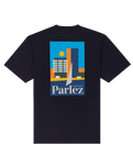 The Parlez Mens Ragley T-Shirt in Navy