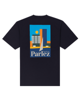 The Parlez Mens Ragley T-Shirt in Navy