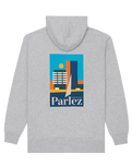 The Parlez Mens Chesapeake Hoodie in Heather