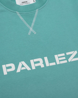 The Parlez Mens Yuma Sweatshirt in Dusty Aqua